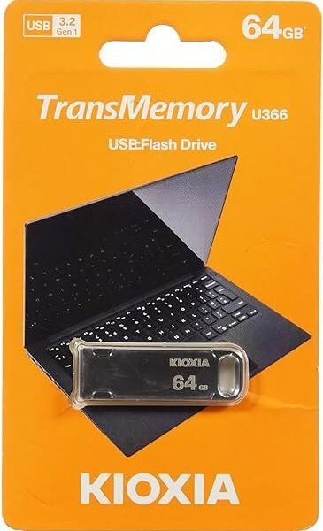 CLE USB 64GO 3.0 KIOXIA METAL